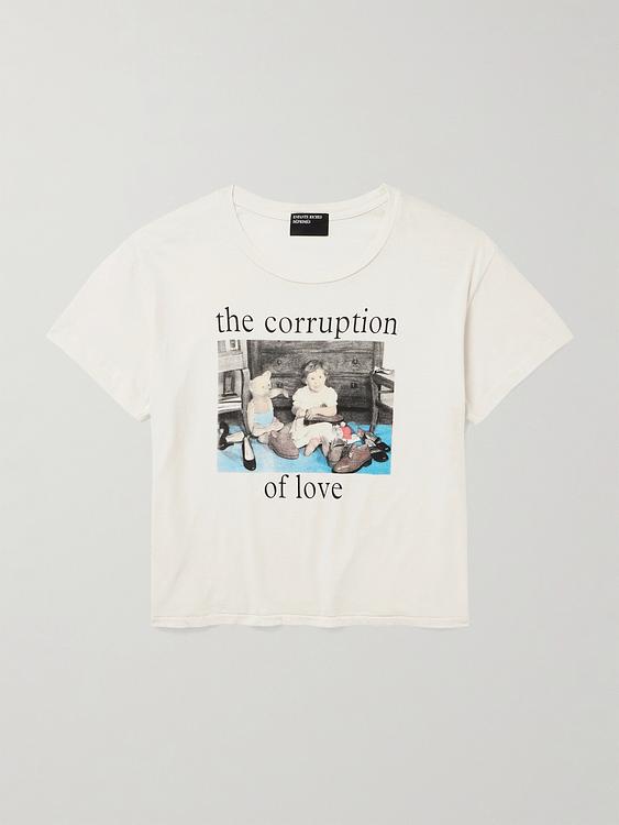 Print white t-shirt from Enfants Riches Déprimés