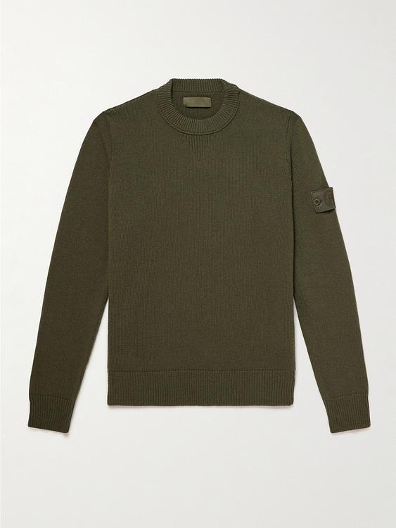 Dark green sweatshirt from Stone Island