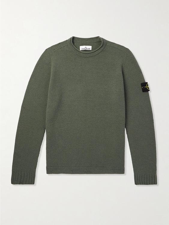 Dark green sweatshirt from Stone Island