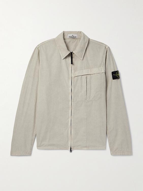 Beige casual jacket from Stone Island