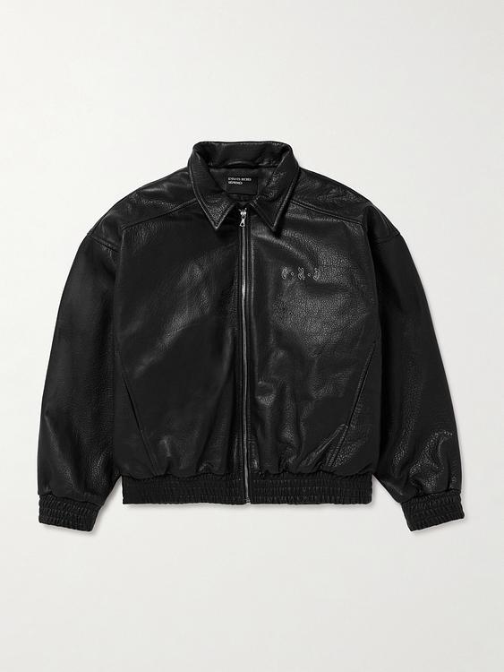 Black leather jacket from Enfants Riches Déprimés
