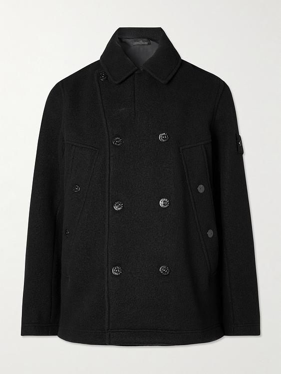 Black coat from Stone Island