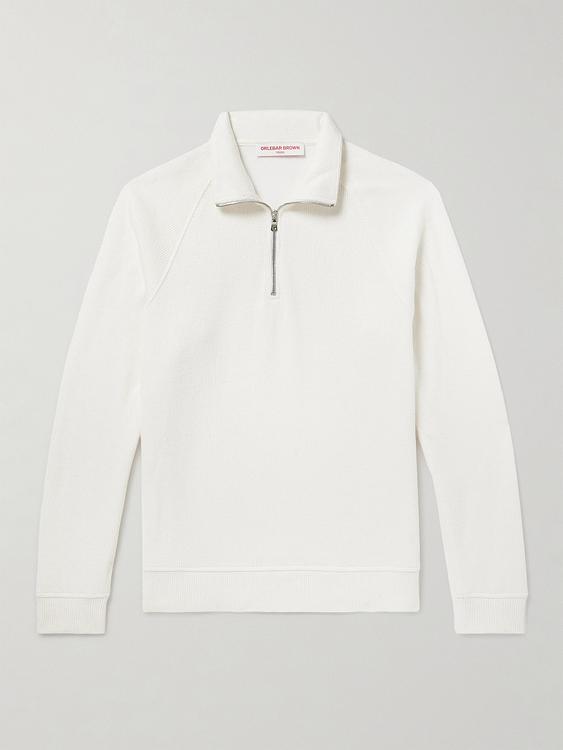 White half-zip from Orlebar Brown