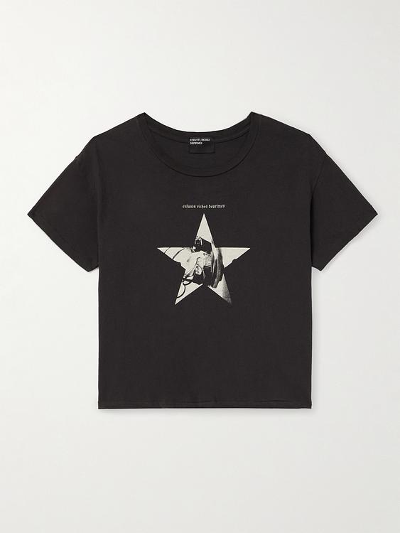 Print black t-shirt from Enfants Riches Déprimés