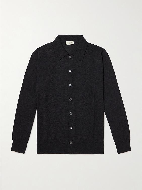 Black cardigan from Piacenza 1733