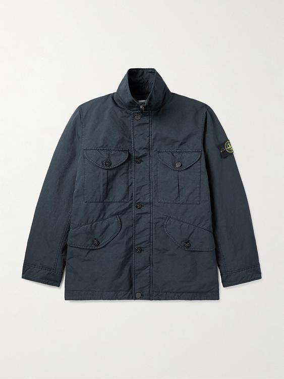 Dark grey casual jacket from Stone Island