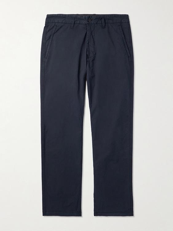 Black casual trousers from Stone Island