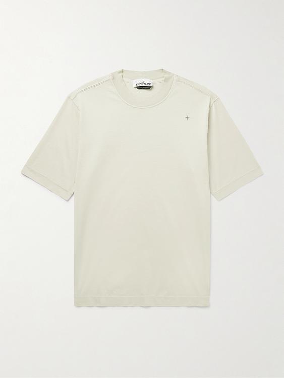 White t-shirt from Stone Island