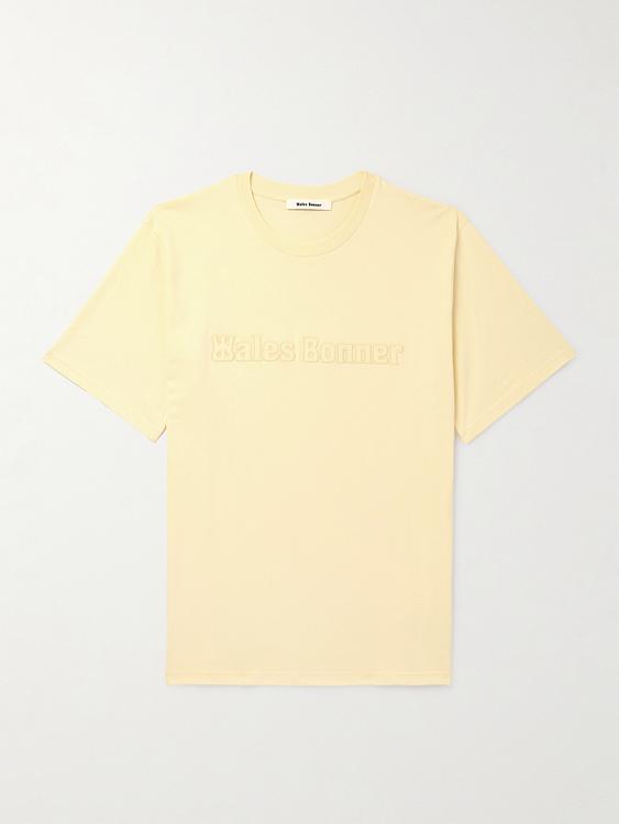 Yellow t-shirt from Wales Bonner