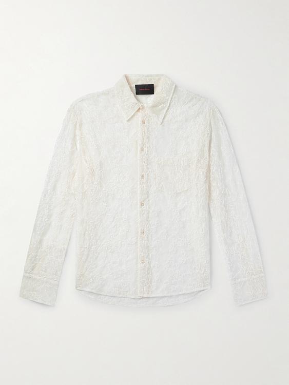 White casual shirt from Simone Rocha