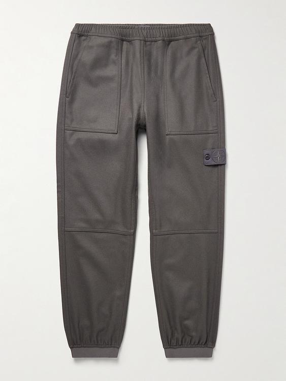 Dark grey sweatpants from Stone Island