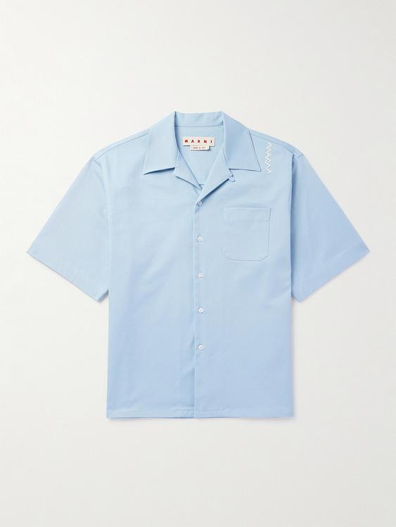 Light blue short sleeve shirt from Marni