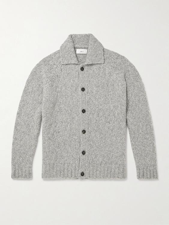 Grey cardigan from Mr P.
