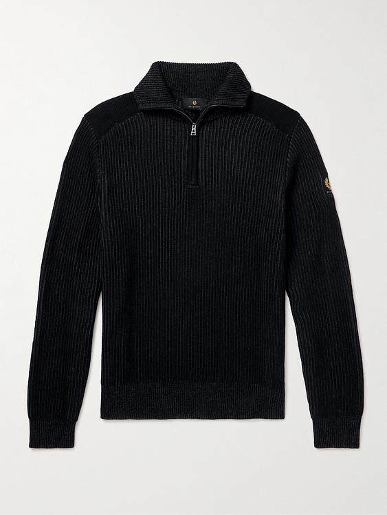 Black half-zip from Belstaff