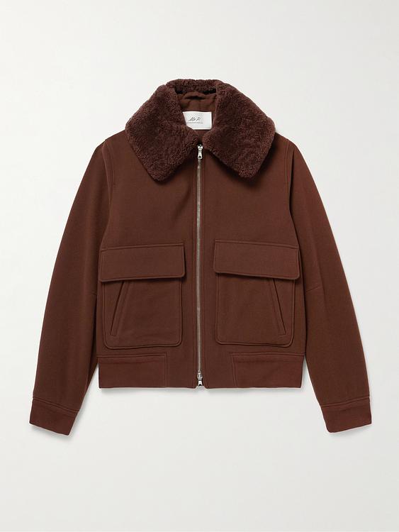 Brown casual jacket from Mr P.