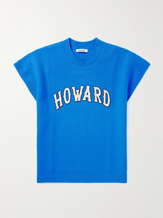 Print blue t-shirt from Wales Bonner