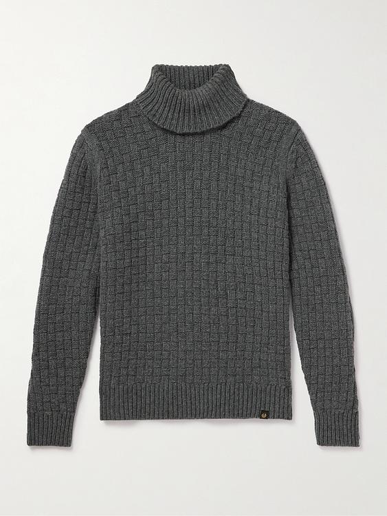 Dark grey turtleneck from Belstaff