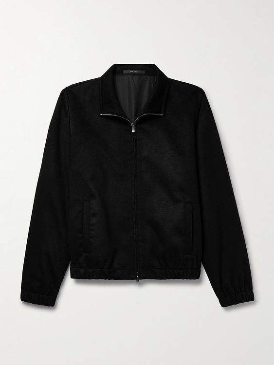 Black casual jacket from Saman Amel