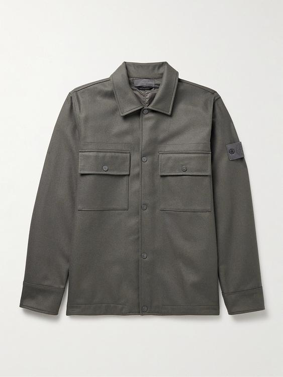 Dark green casual jacket from Stone Island