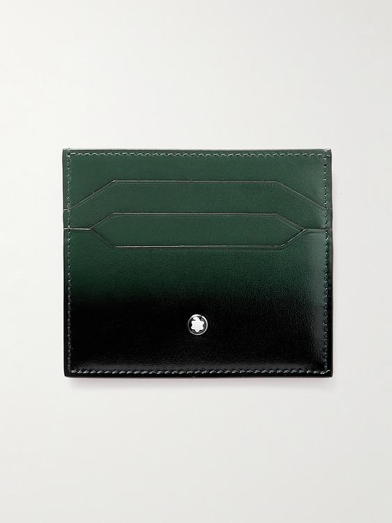 Dark green wallet from Montblanc