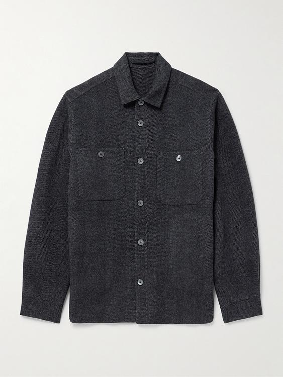 Black overshirt from Mr P.
