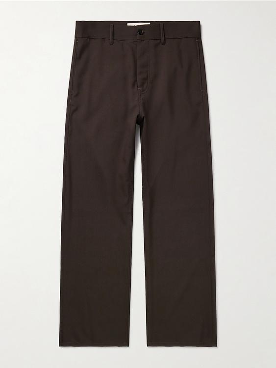 Dark brown casual trousers from Marni