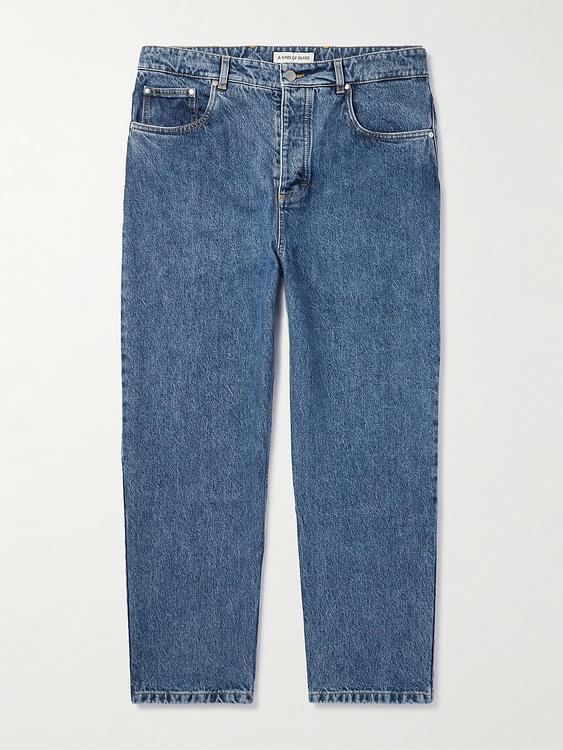 Dark blue wide-leg jeans from A Kind Of Guise