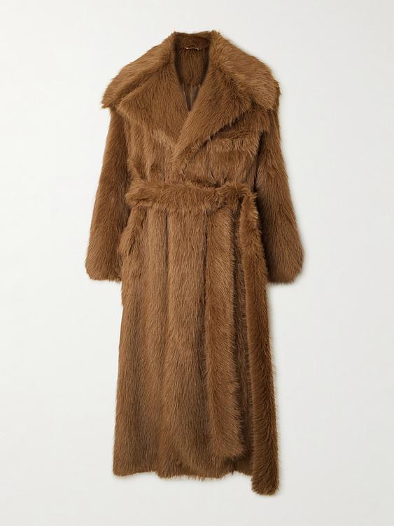 Brown coat from Simone Rocha
