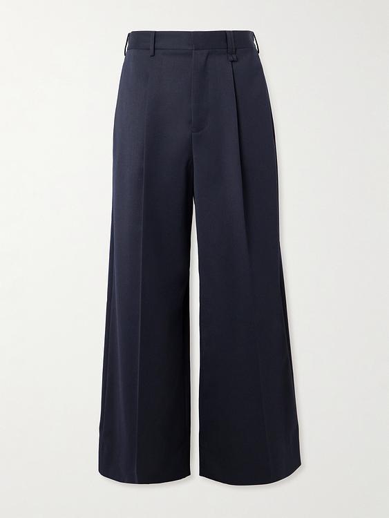 Black wide-leg formal trousers from Simone Rocha