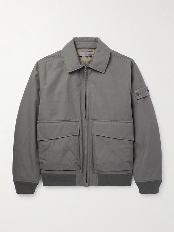 Grey casual jacket from Stone Island