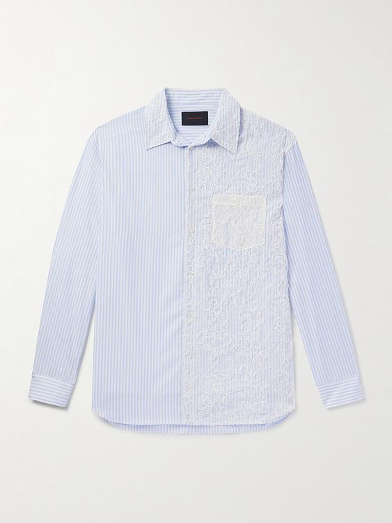Light blue casual shirt from Simone Rocha