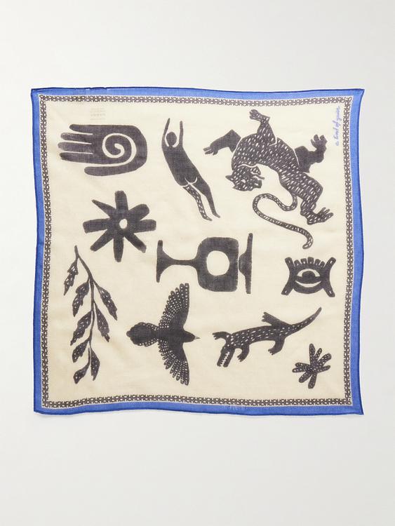 White pocket square from A Kind Of Guise