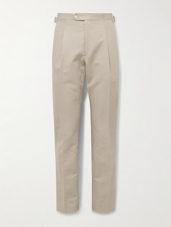 Taupe chinos from Saman Amel