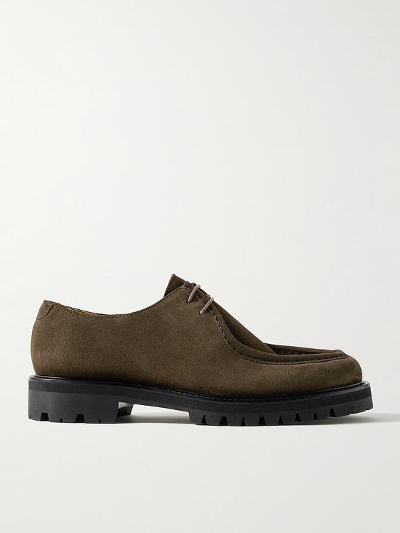 Dark green derby shoes from Mr P.