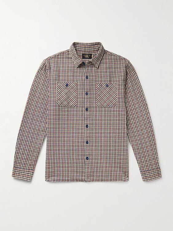 Checkered grey casual shirt from RRL
