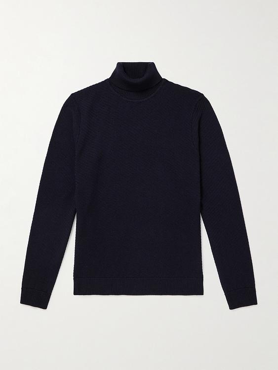 Black turtleneck from Mr P.