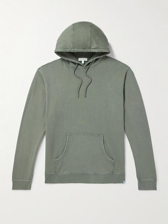 Grey hooded sweatshirt from Peter Millar