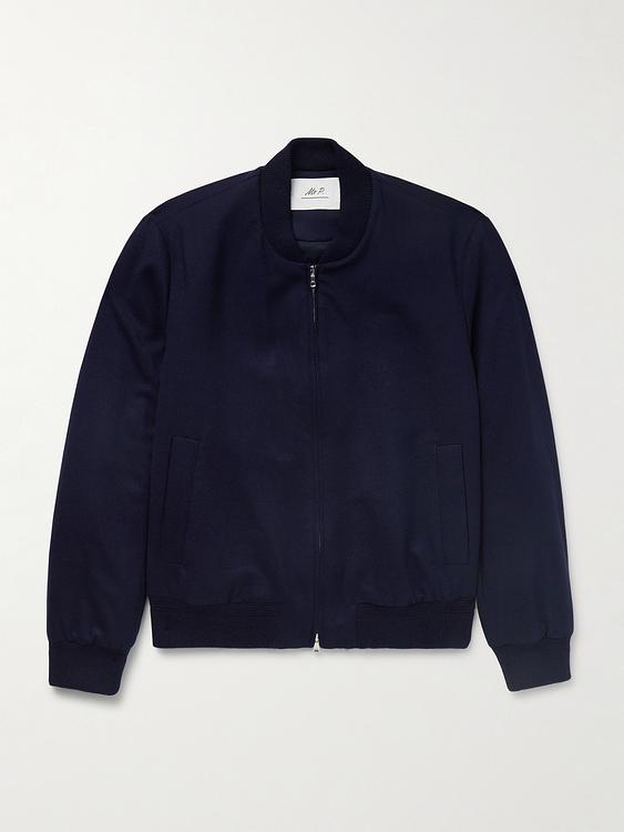 Dark blue casual jacket from Mr P.