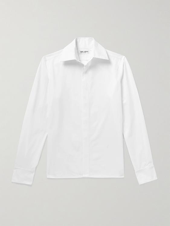 White casual shirt from Saint Laurent