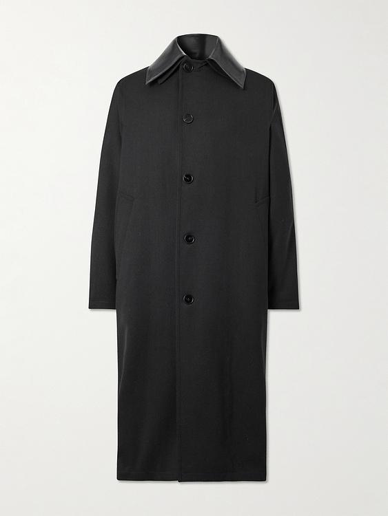 Black coat from Jil Sander