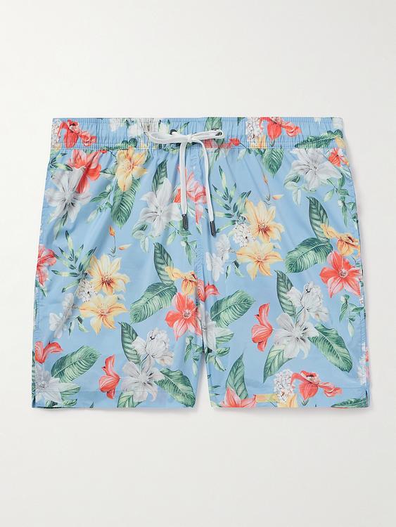 Light blue swim shorts from Onia