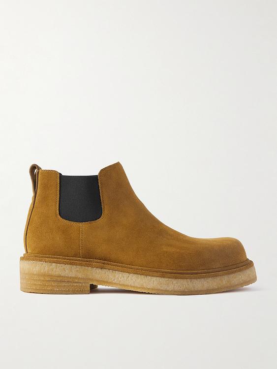 Brown chelsea boots from Bottega Veneta