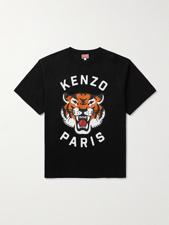 Print black t-shirt from Kenzo