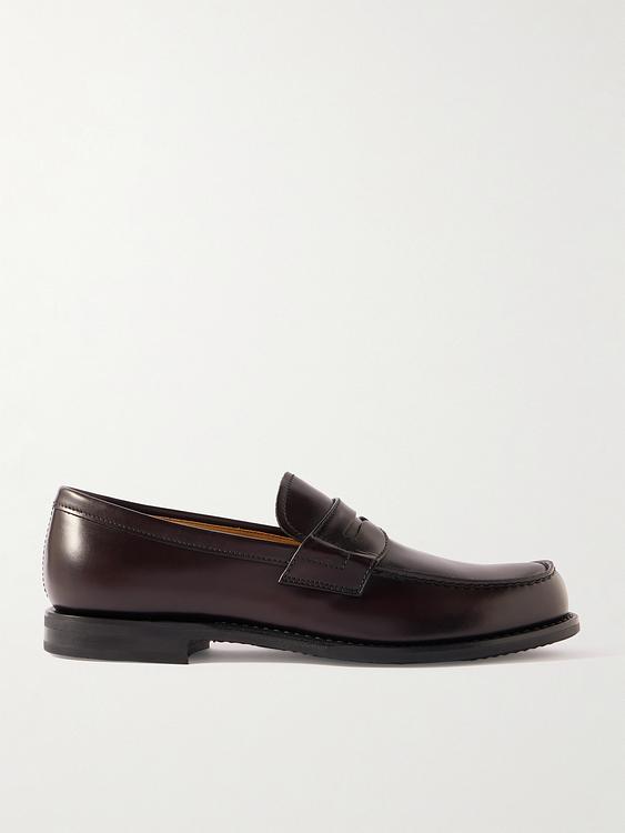 Black loafers from Church's
