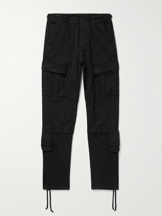Black cargo trousers from John Elliott