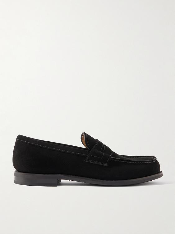 Black loafers from Church's