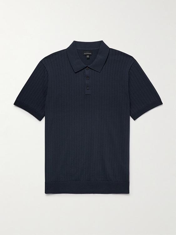 Black short sleeve polo shirt from Club Monaco