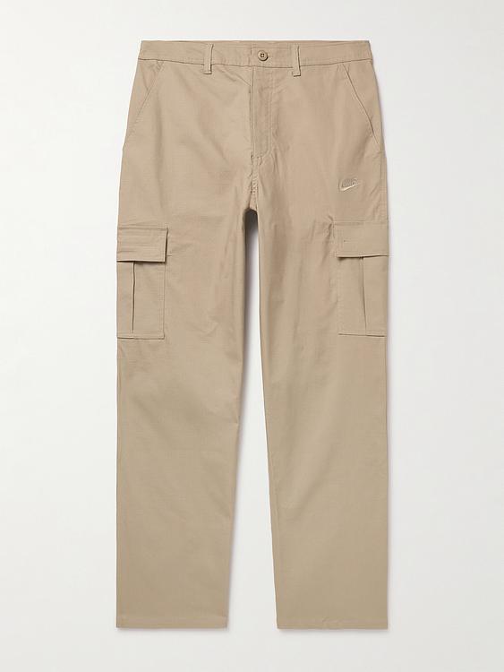 Taupe casual trousers from Nike