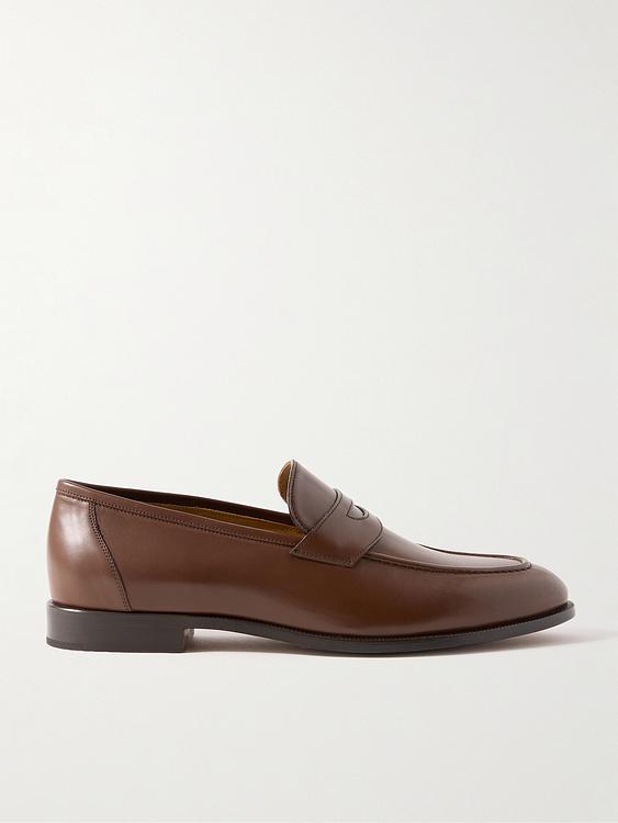 Brown loafers from Loro Piana