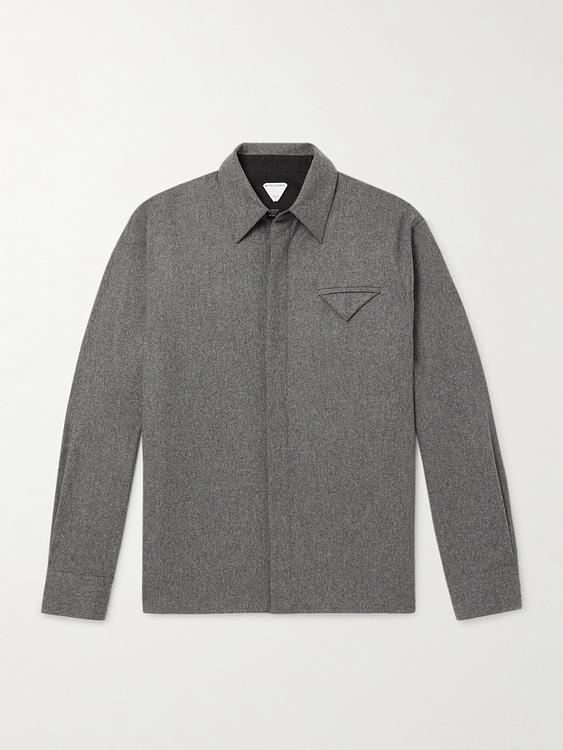 Grey casual shirt from Bottega Veneta